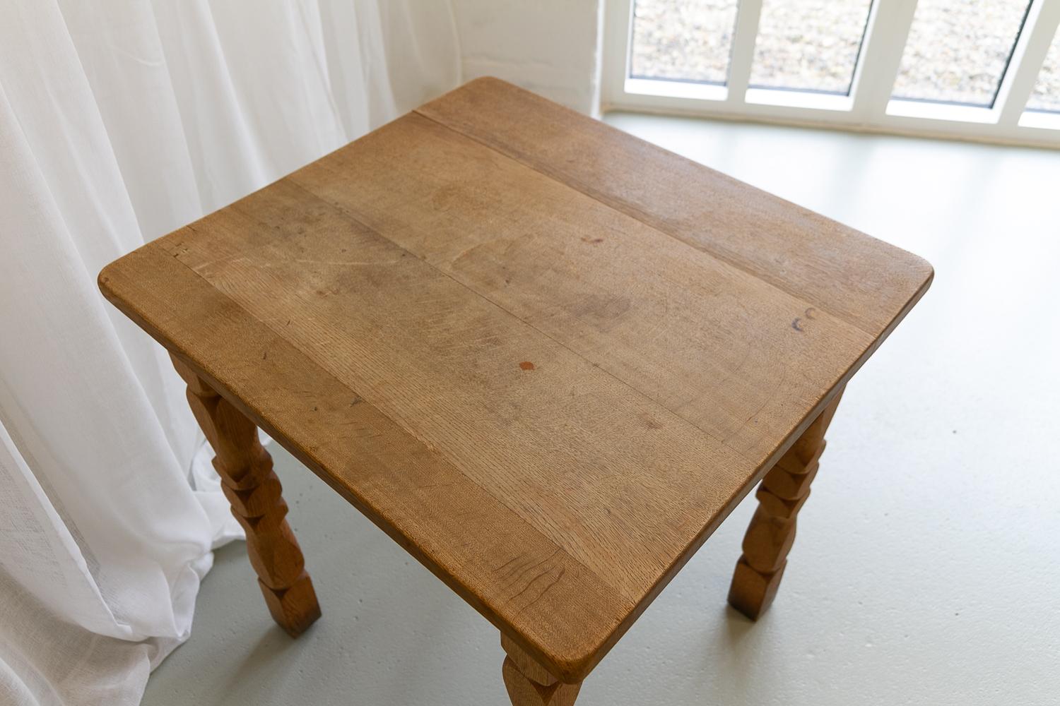 Vintage Danish Oak Table, 1960s. For Sale 7