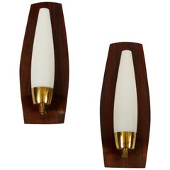 Vintage Danish Pair of Wall Lamps, 1960s