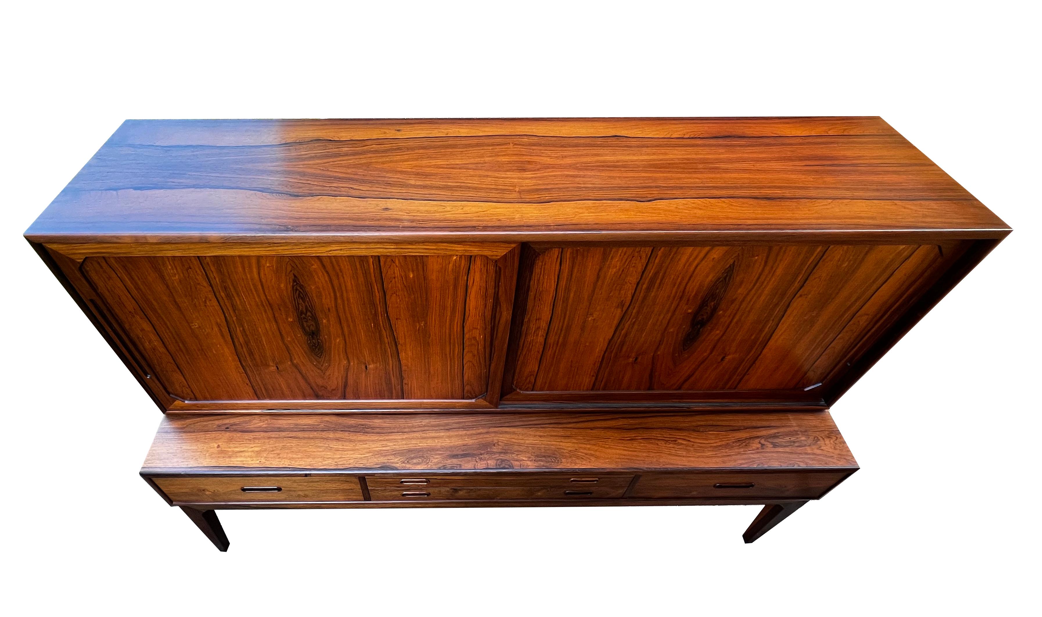 Vintage danish sideboard designed by Severin Hansen in the 60s For Sale 5