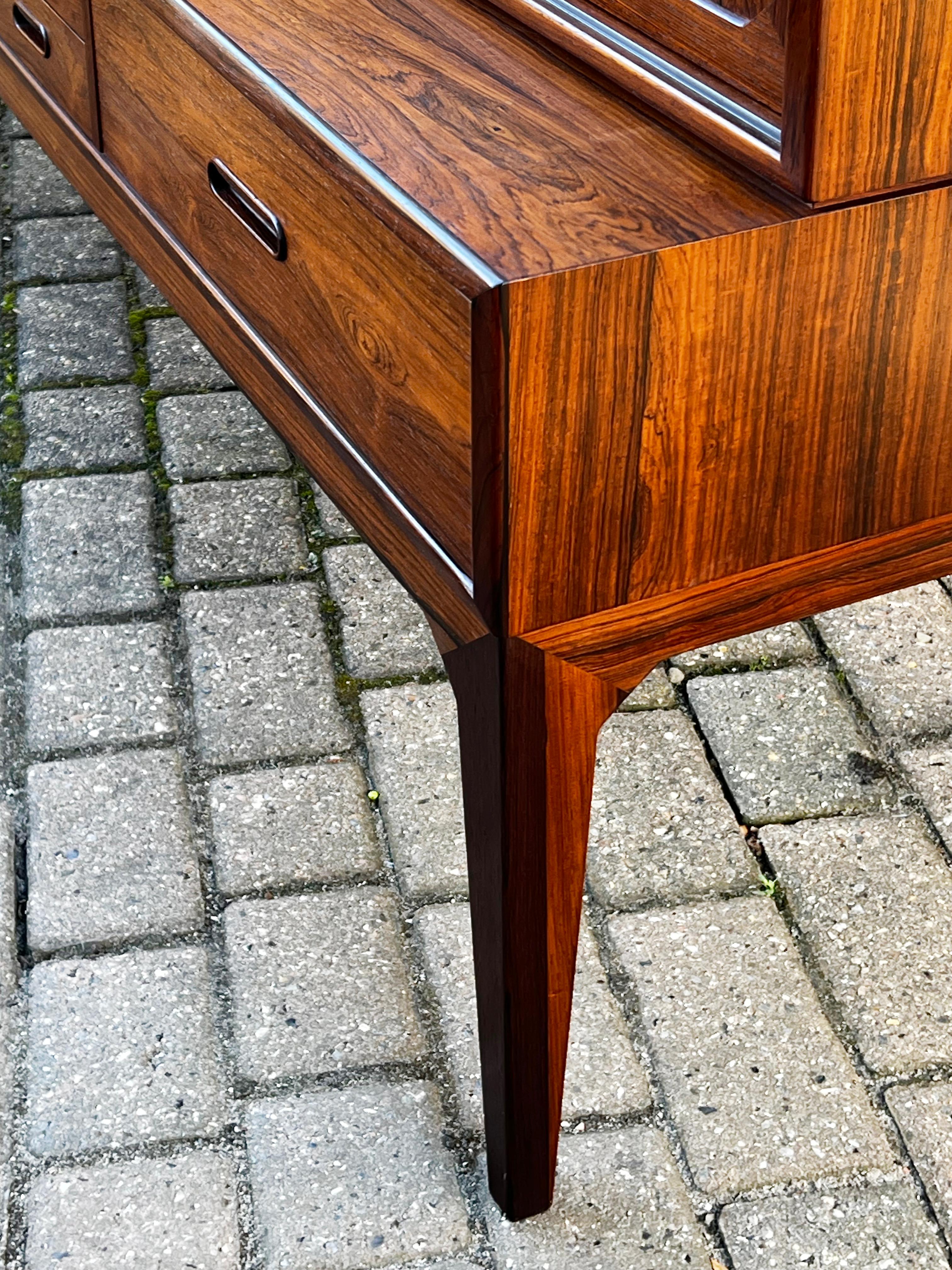 Vintage danish sideboard designed by Severin Hansen in the 60s For Sale 6