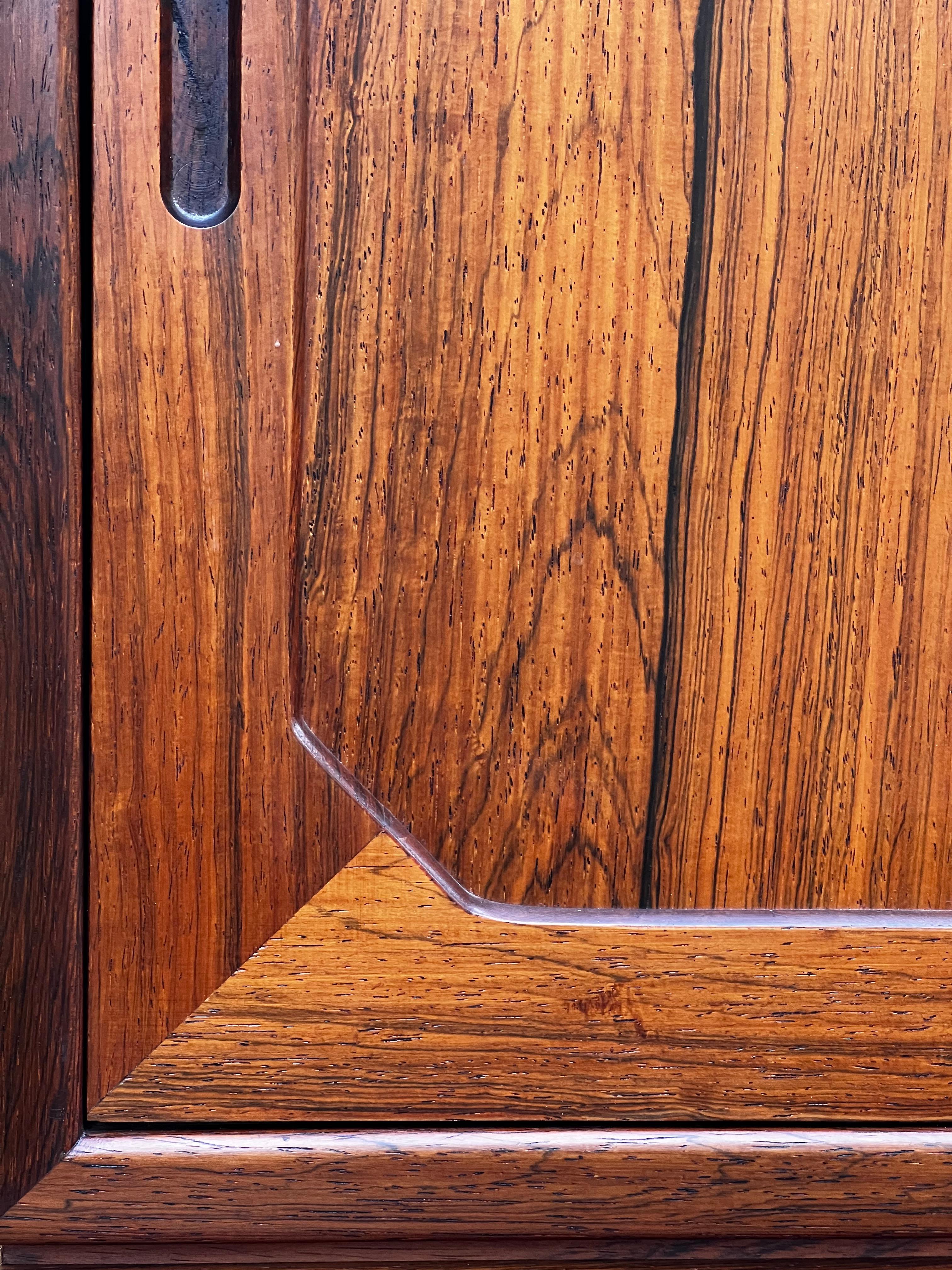 Vintage danish sideboard designed by Severin Hansen in the 60s For Sale 11