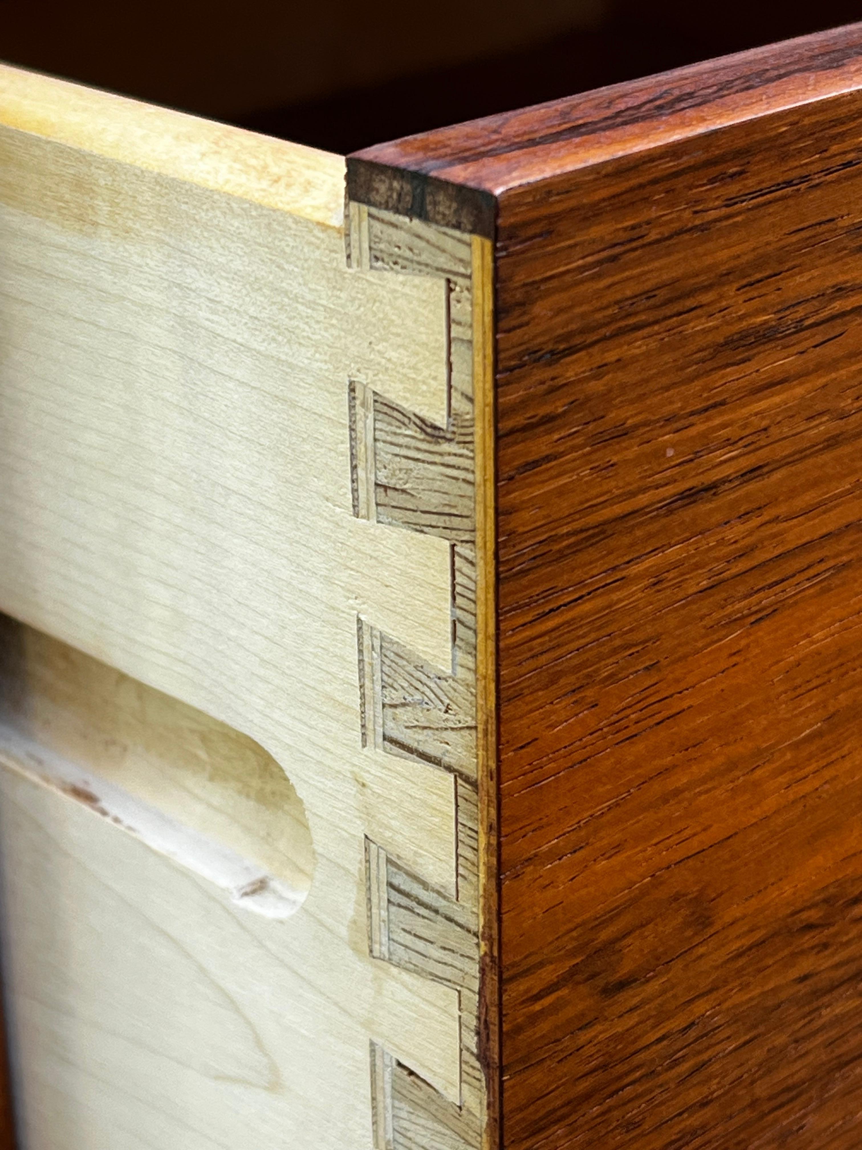 Vintage danish sideboard designed by Severin Hansen in the 60s For Sale 12