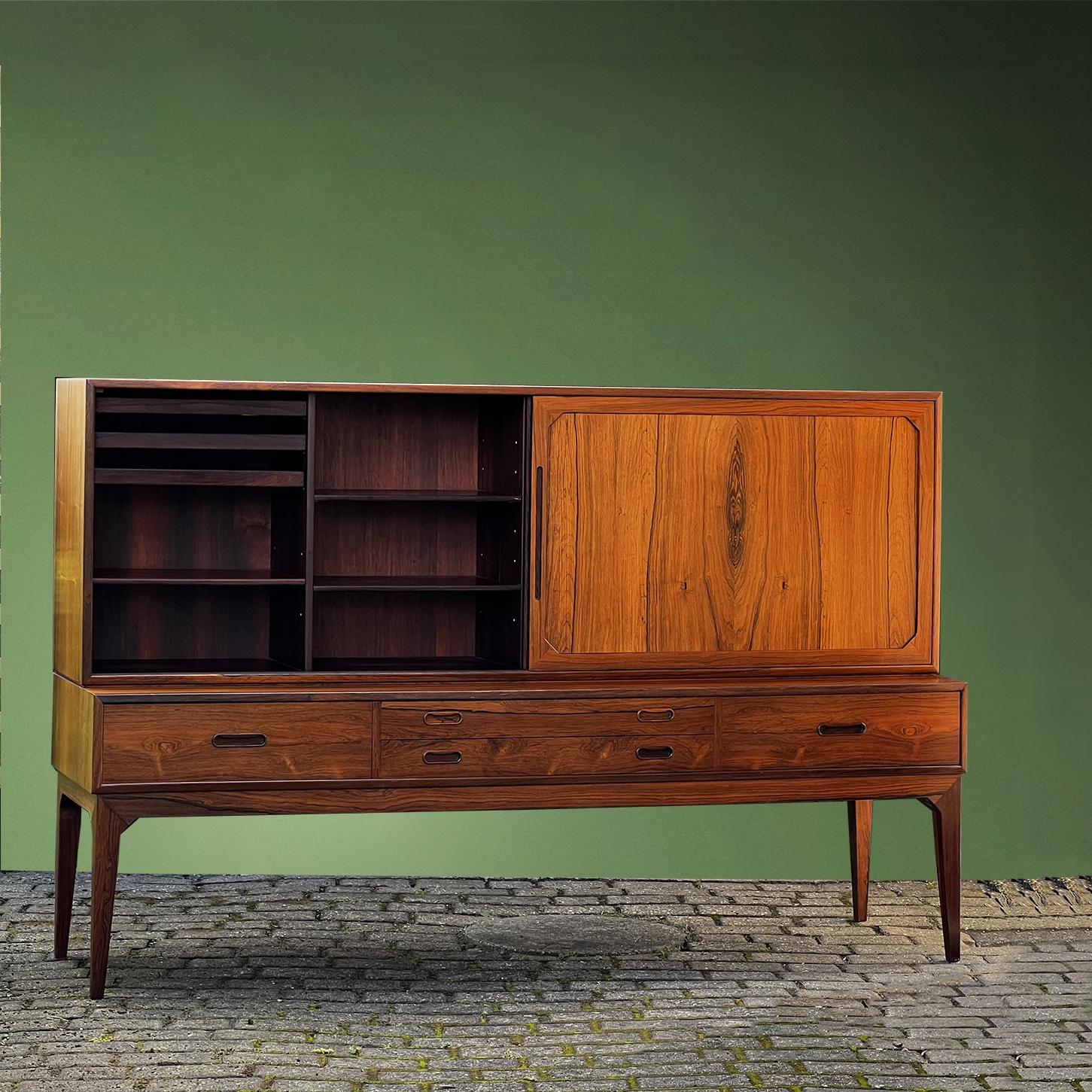Scandinavian Modern Vintage danish sideboard designed by Severin Hansen in the 60s For Sale