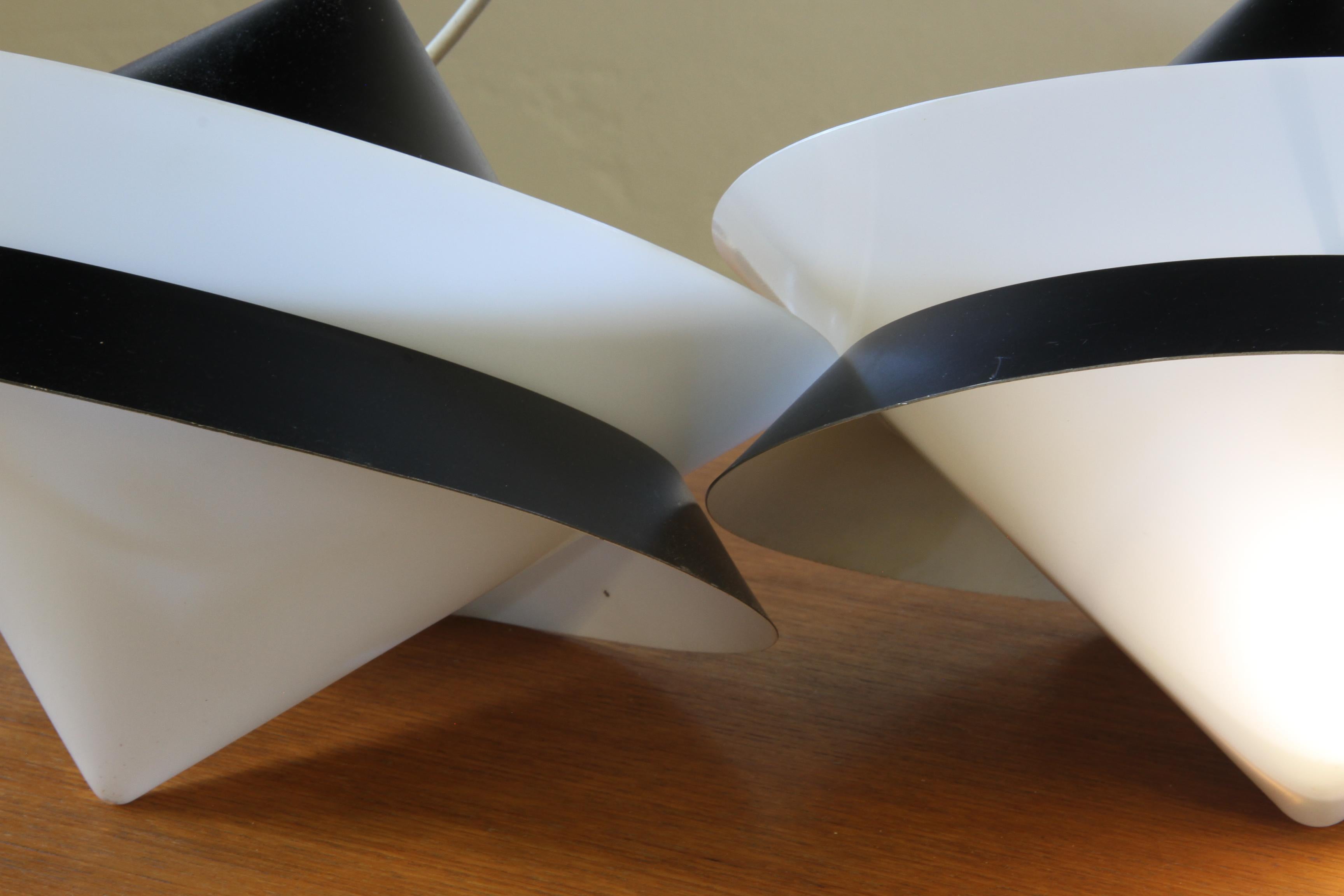 Vintage Danish Pendant Lamps from Fog & Morup, Bent Bille, 1950s Denmark For Sale 5