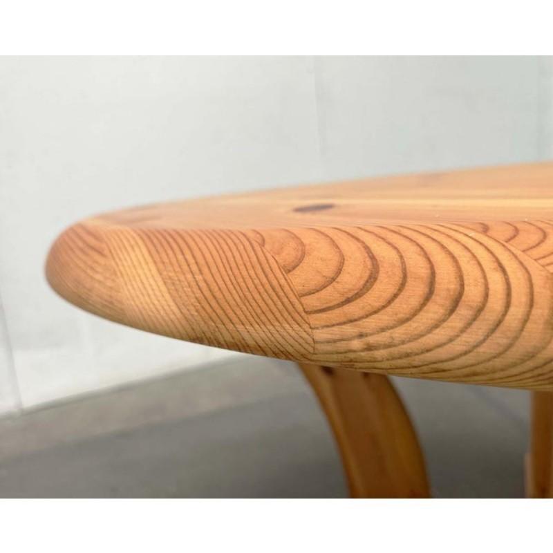 Vintage Danish Pine Coffee Table from Burchardt Nielsen, 1970s For Sale 6
