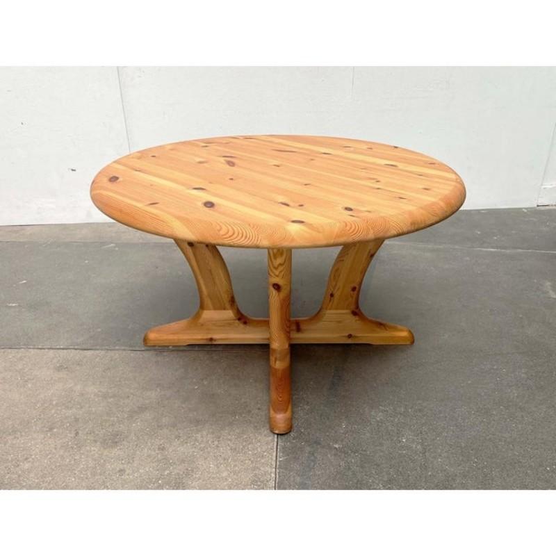 Vintage Danish Pine Coffee Table from Burchardt Nielsen, 1970s For Sale 9
