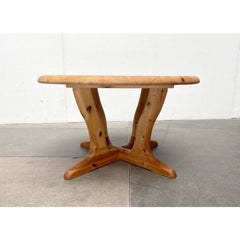 Vintage Danish Pine Coffee Table from Burchardt Nielsen, 1970s