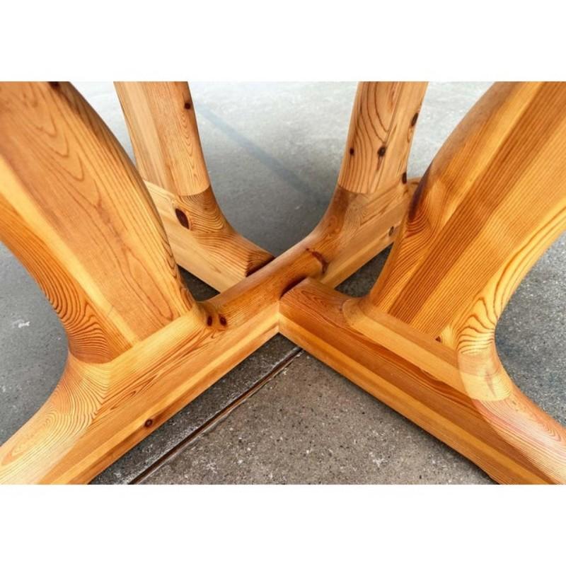 Vintage Danish Pine Coffee Table from Burchardt Nielsen, 1970s For Sale 5
