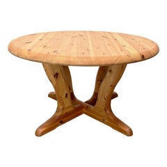 Vintage Danish Pine Coffee Table from Burchardt Nielsen, 1970s