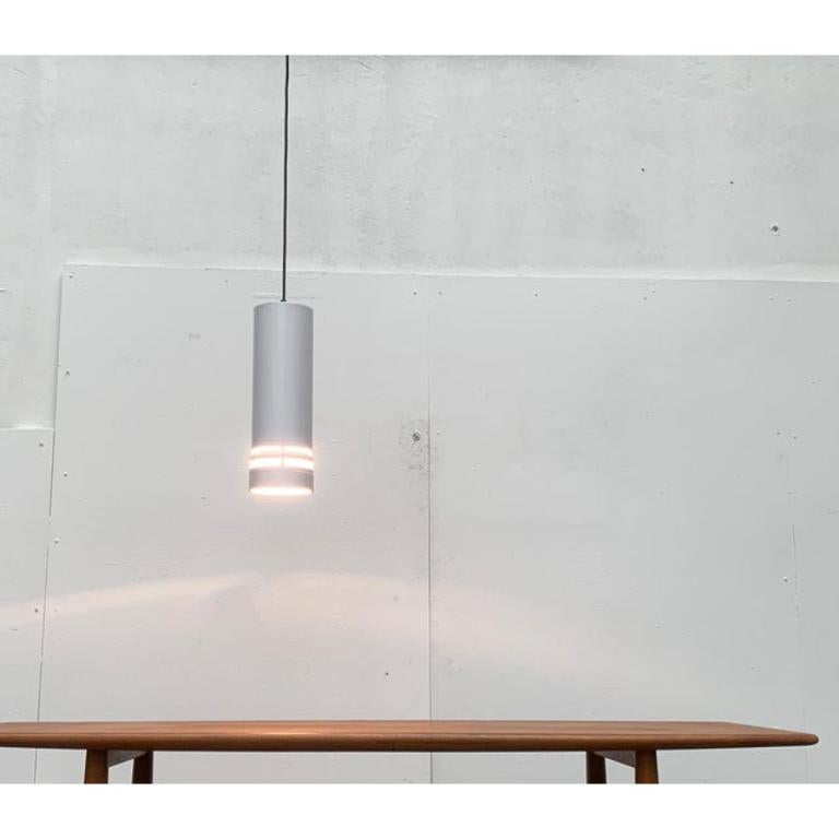 Lámpara colgante vintage danesa Pipeline de Ole Pless Jørgensen, años 70 siglo XX en venta