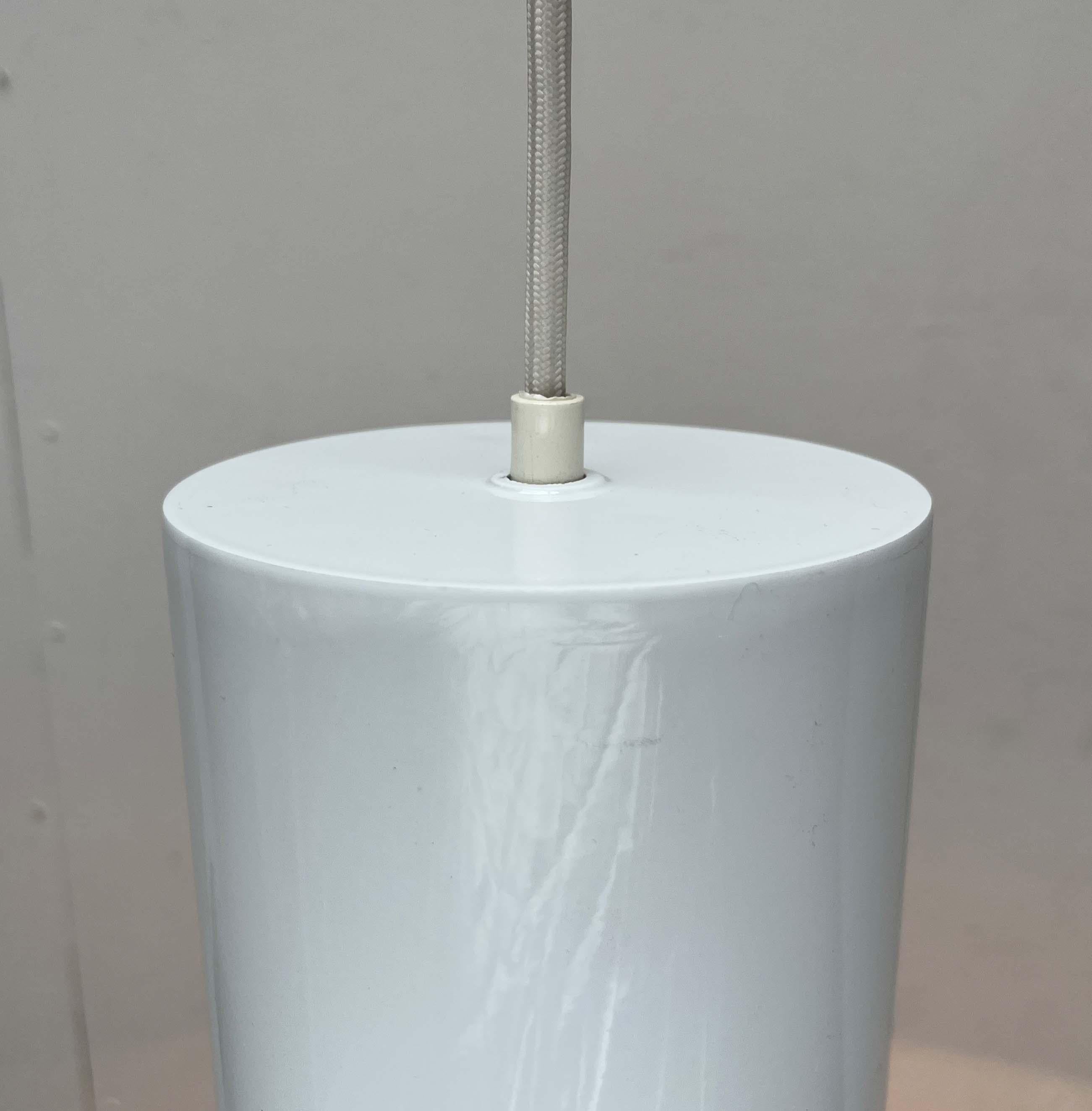 Vintage Danish Pipeline Pendant Lamp by Ole Pless Jørgensen for Nordisk Solar For Sale 4