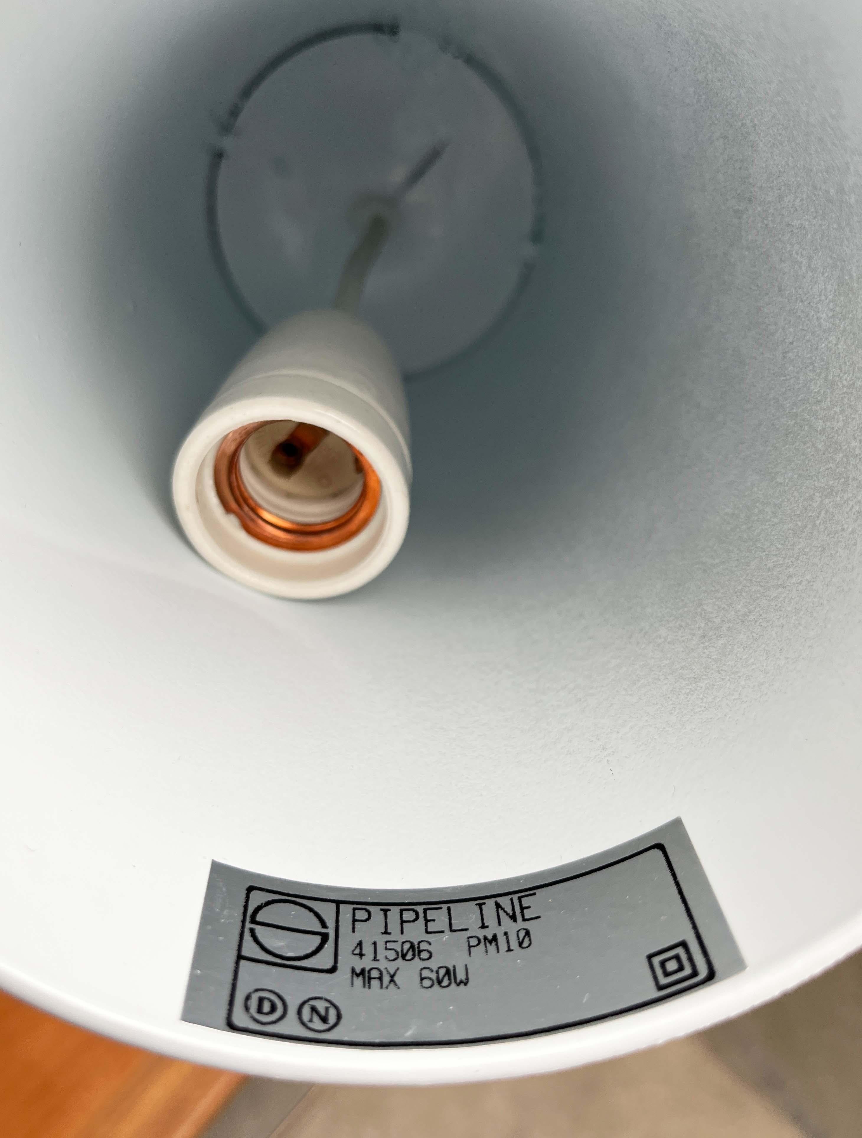 Vintage Danish Pipeline Pendant Lamp by Ole Pless Jørgensen for Nordisk Solar For Sale 12
