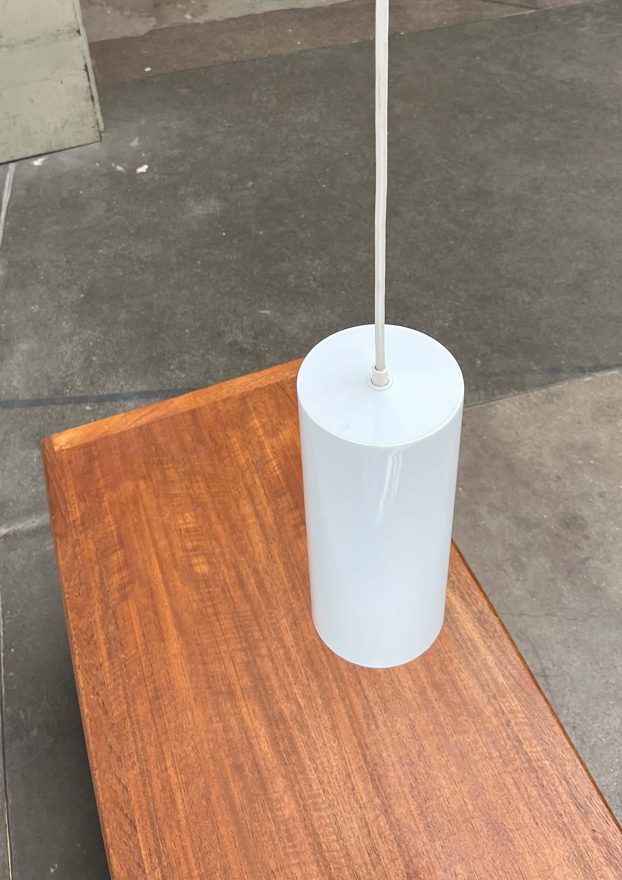Vintage Danish Pipeline Pendant Lamp by Ole Pless Jørgensen for Nordisk Solar In Good Condition For Sale In Hamburg, DE