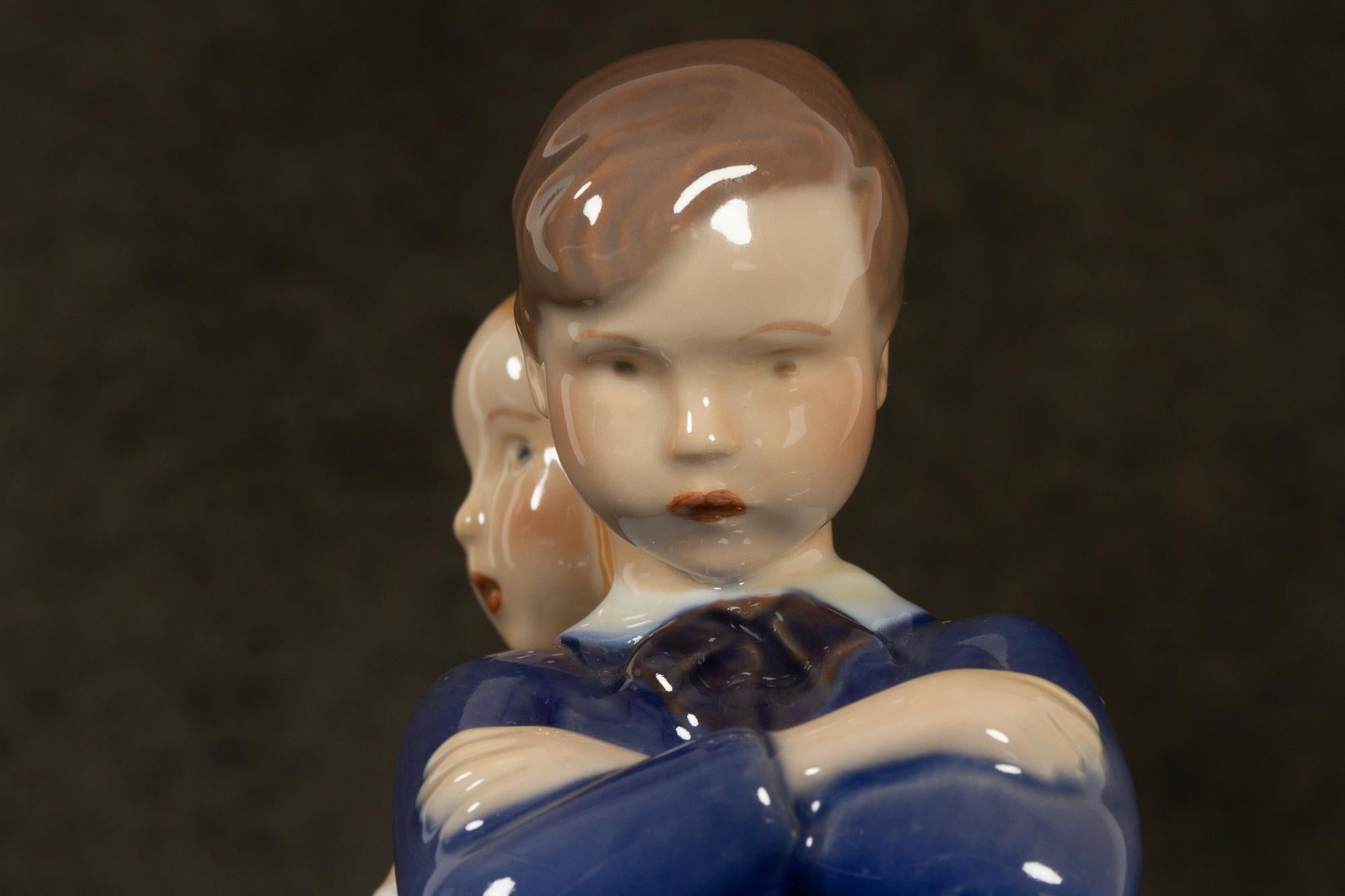Vintage Danish Porcelain Figurine by Claire Weiss for Bing & Grøndahl, 1970s For Sale 3