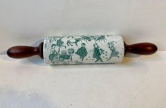 Vintage Danish Porcelain Rolling Pin by Høyrup for Nymølle, 1960s