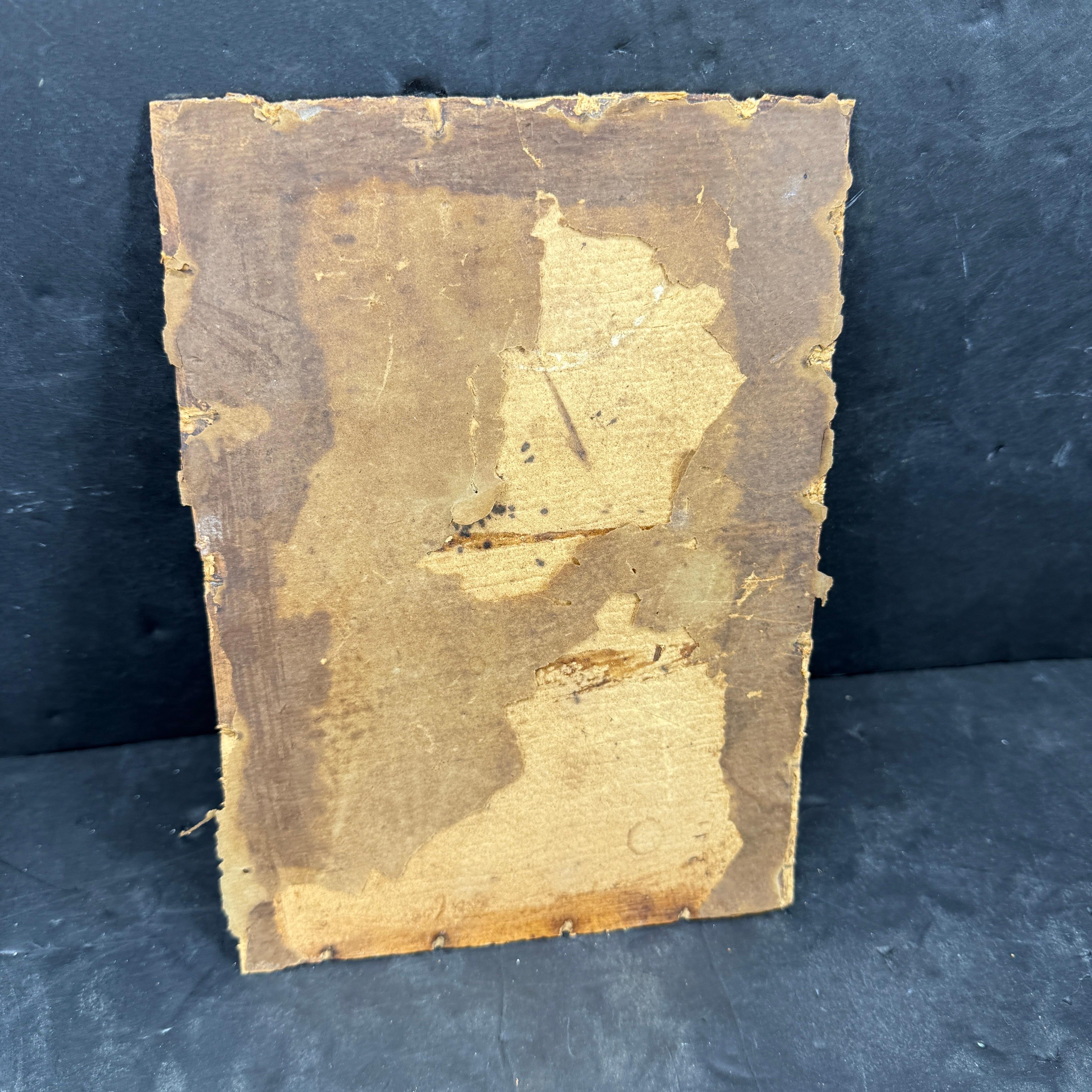 Cornice danese rettangolare d'epoca in Wood Wood dorata e oro in vendita 8