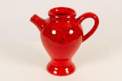 Vintage Danish Red Ceramic Jug by Michael Andersen, 1960s