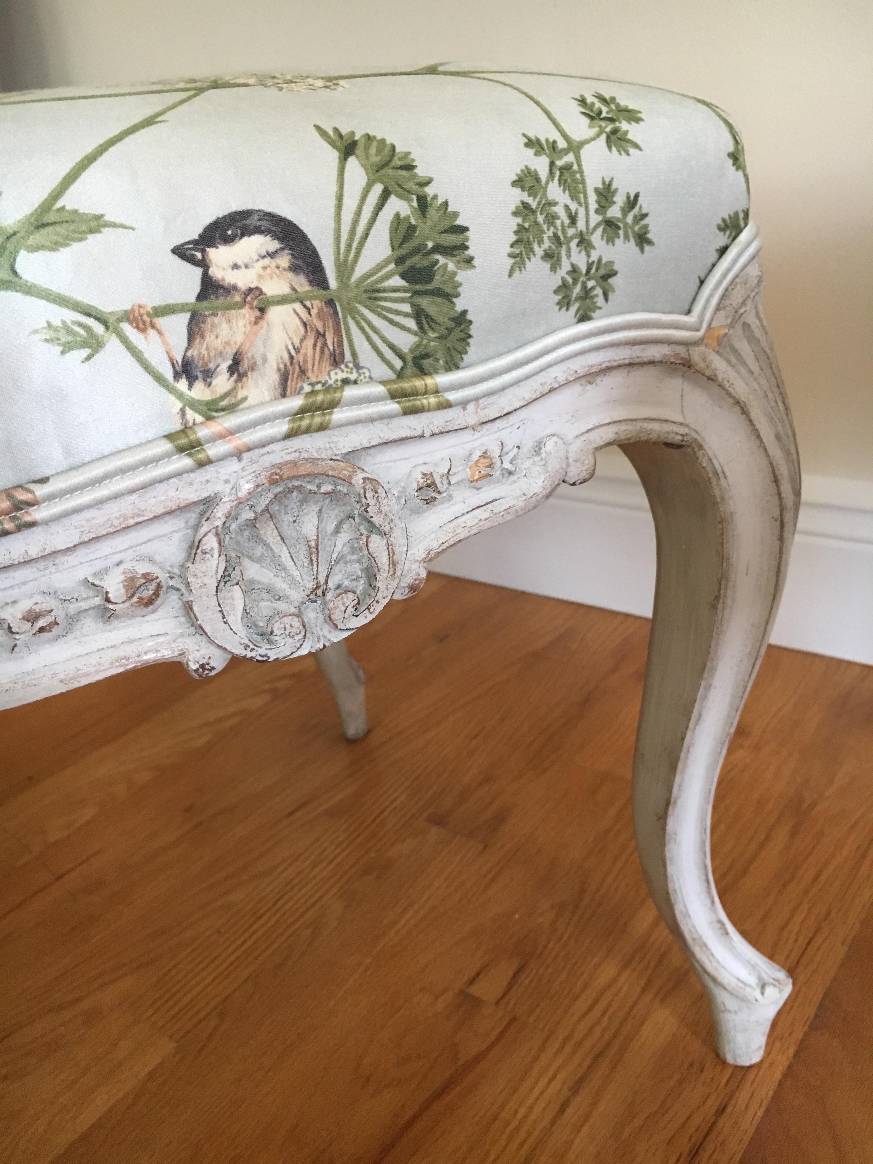 Vintage Danish Rococo Style Tabourets 2