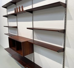 Vintage Danish Rosewood 3-Bay Wall Unit by Kai Kristiansen for FM, 1960s