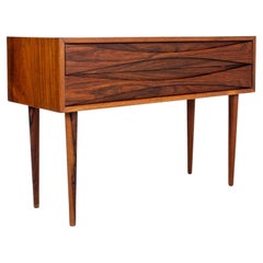 Vintage Danish Rosewood Bedside Chest – Niels Clausen for NC Møbler (1960s)