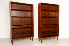 Dänische Rosenholz-Bücherregale von Fars Mbelfabrik 1960er Jahre, 2er-Set
