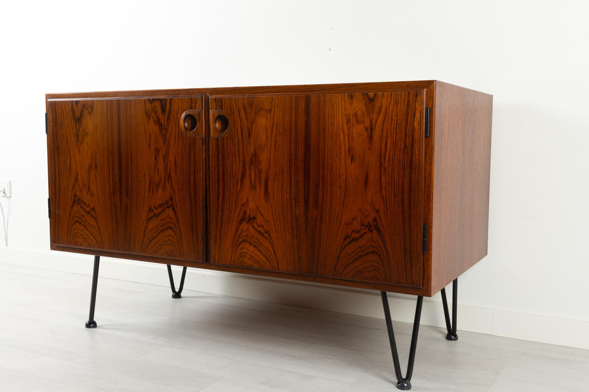 Vintage Danish Rosewood Cabinet, 1960s In Good Condition In Asaa, DK