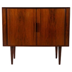 Used Danish Rosewood Cabinet with Tambour Doors by Kai Kristiansen, 1960s
