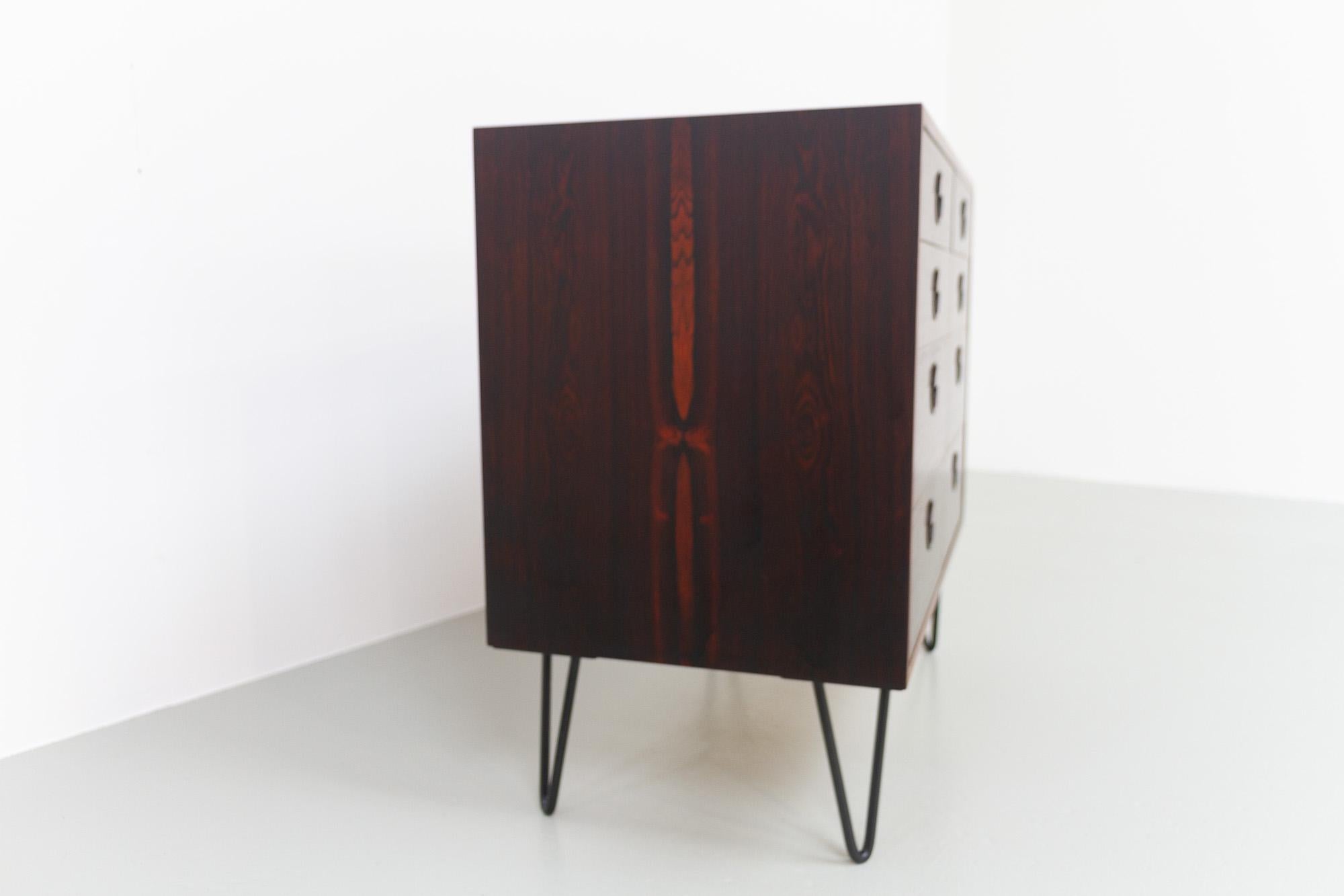 Vintage Danish Rosewood Chest of Drawers by Hg Furniture, 1960s For Sale 3
