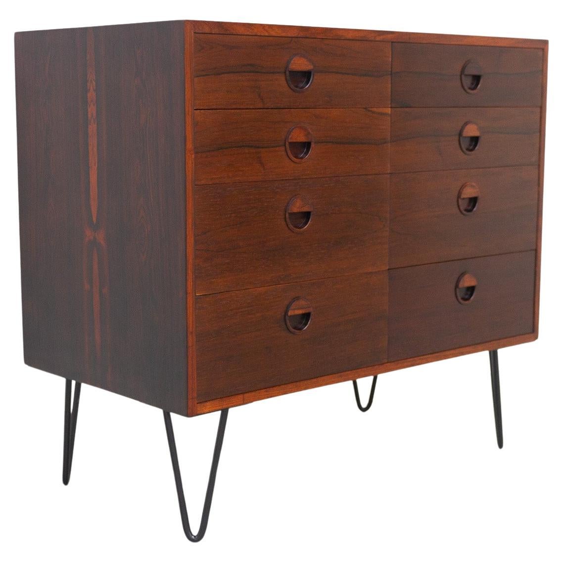 Vintage Danish Rosewood Chest of Drawers by Hg Furniture, 1960s