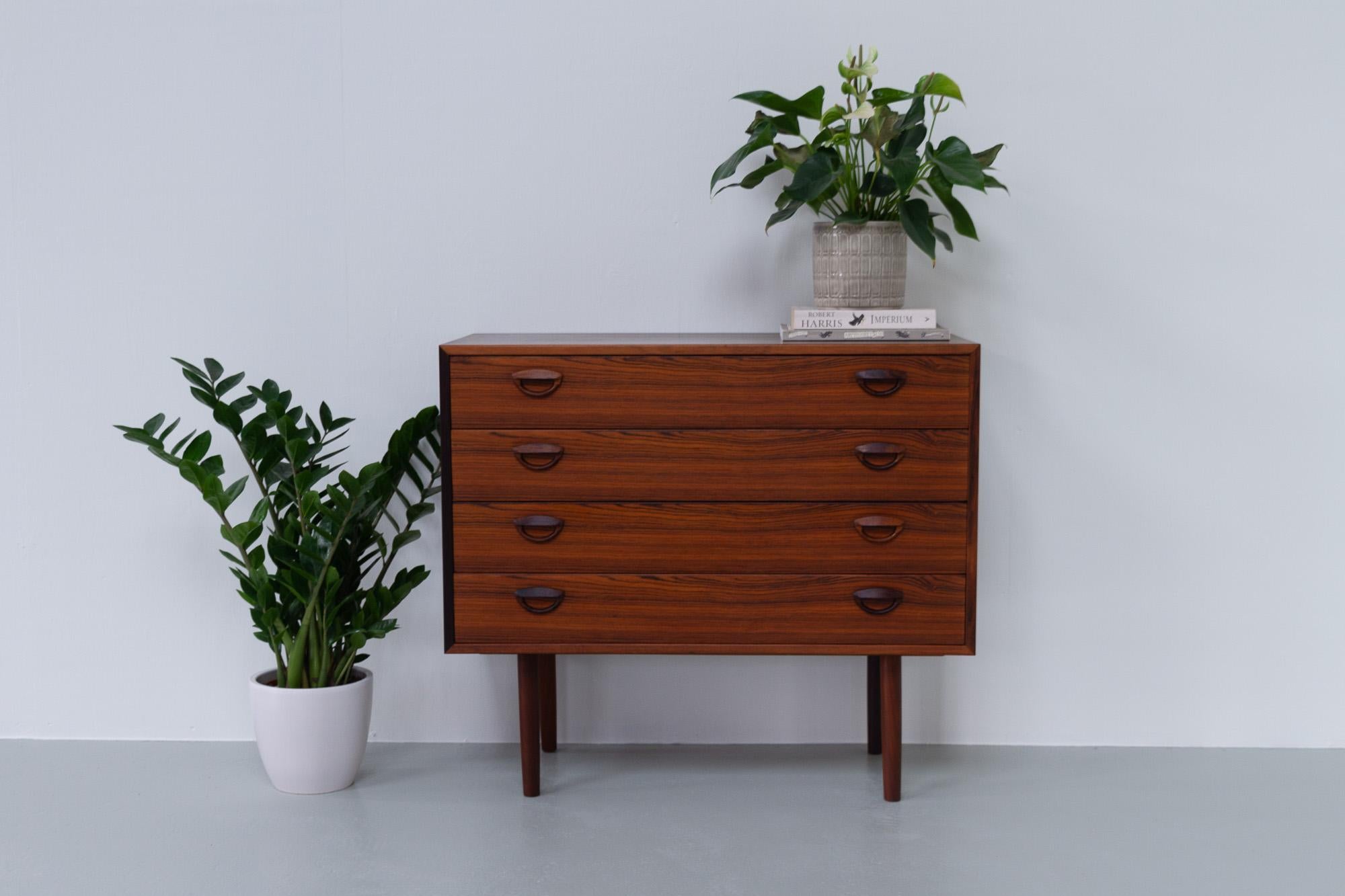 Vintage Danish Rosewood Chest of Drawers by Kai Kristiansen for FM 1960s 8