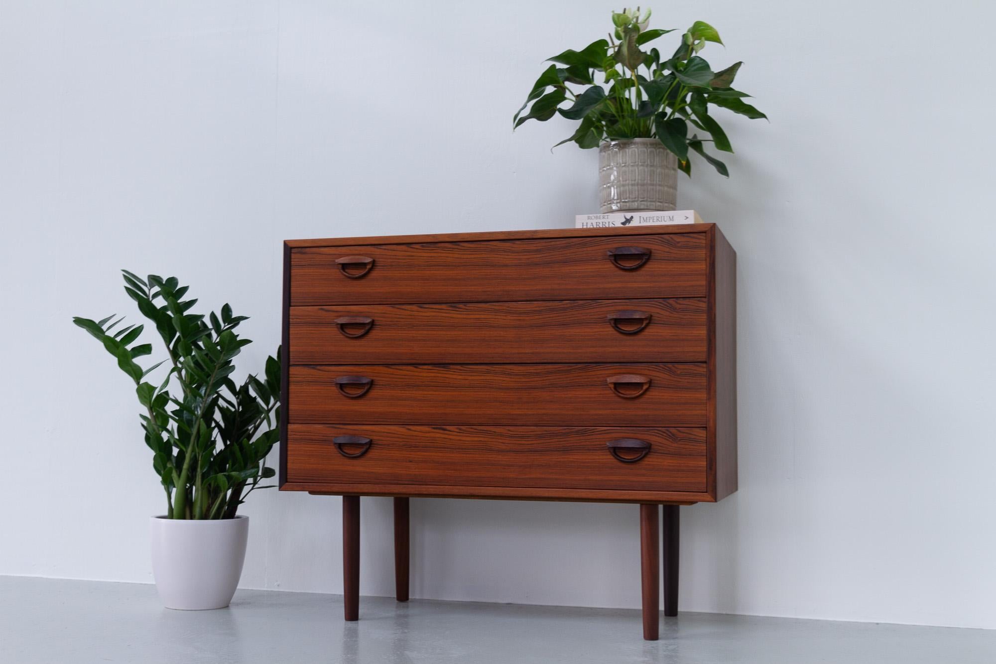 Vintage Danish Rosewood Chest of Drawers by Kai Kristiansen for FM 1960s 9