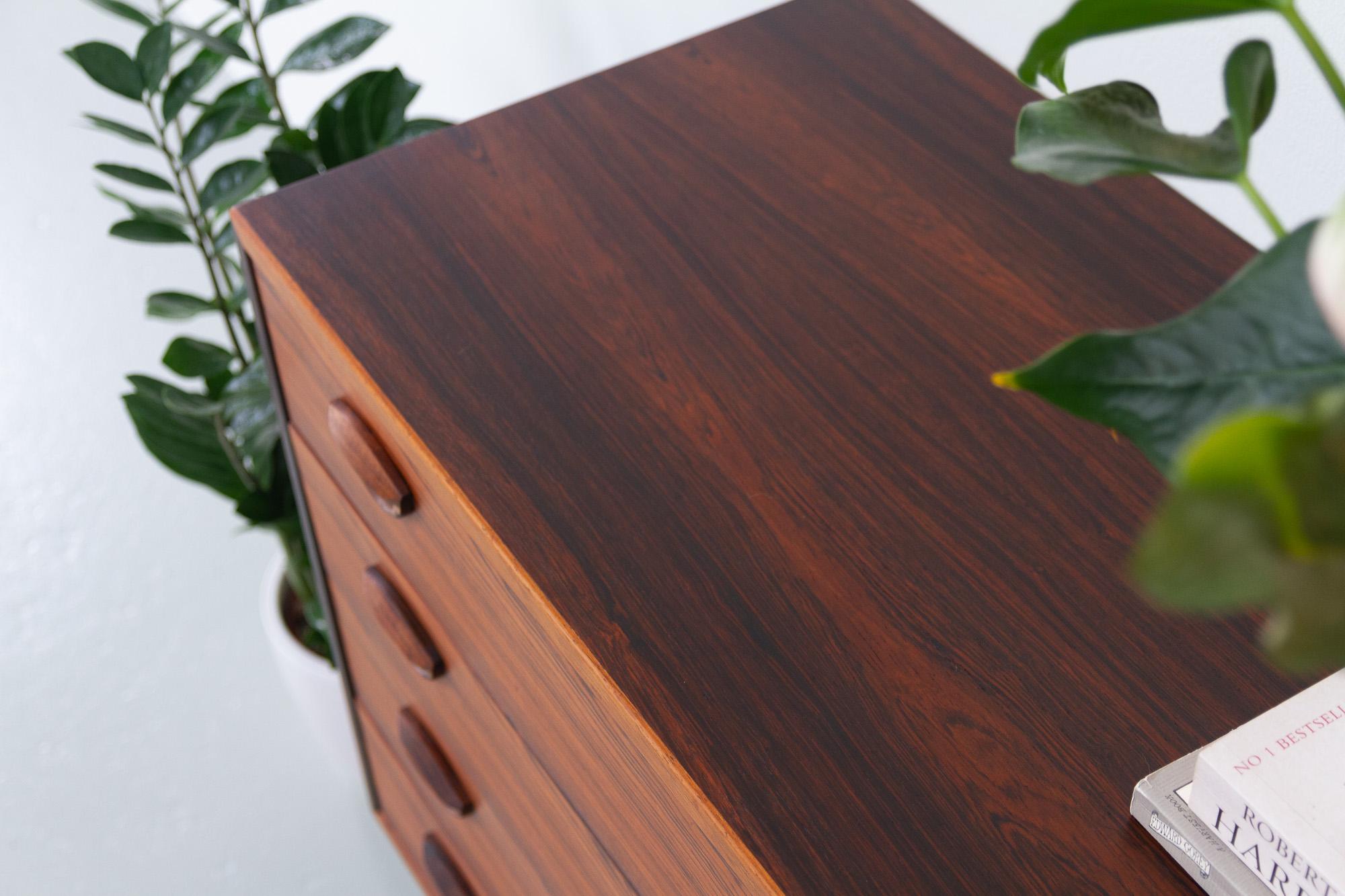 Vintage Danish Rosewood Chest of Drawers by Kai Kristiansen for FM 1960s 14