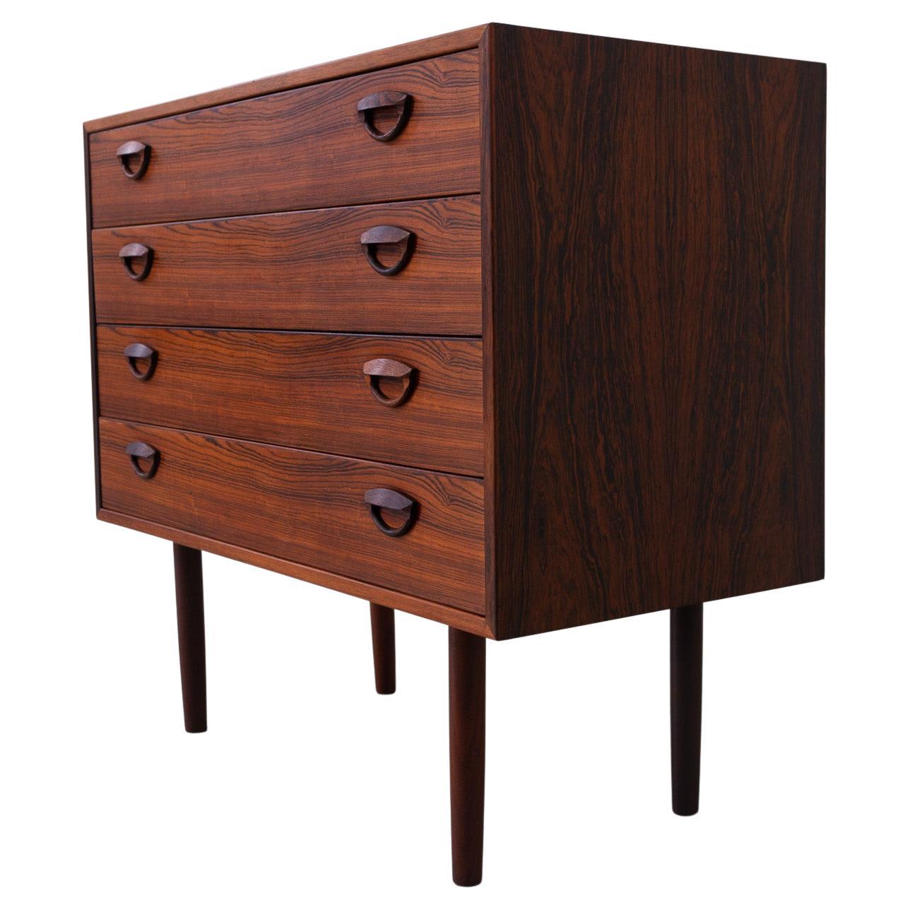 Vintage Danish Rosewood Chest of Drawers by Kai Kristiansen for FM 1960s