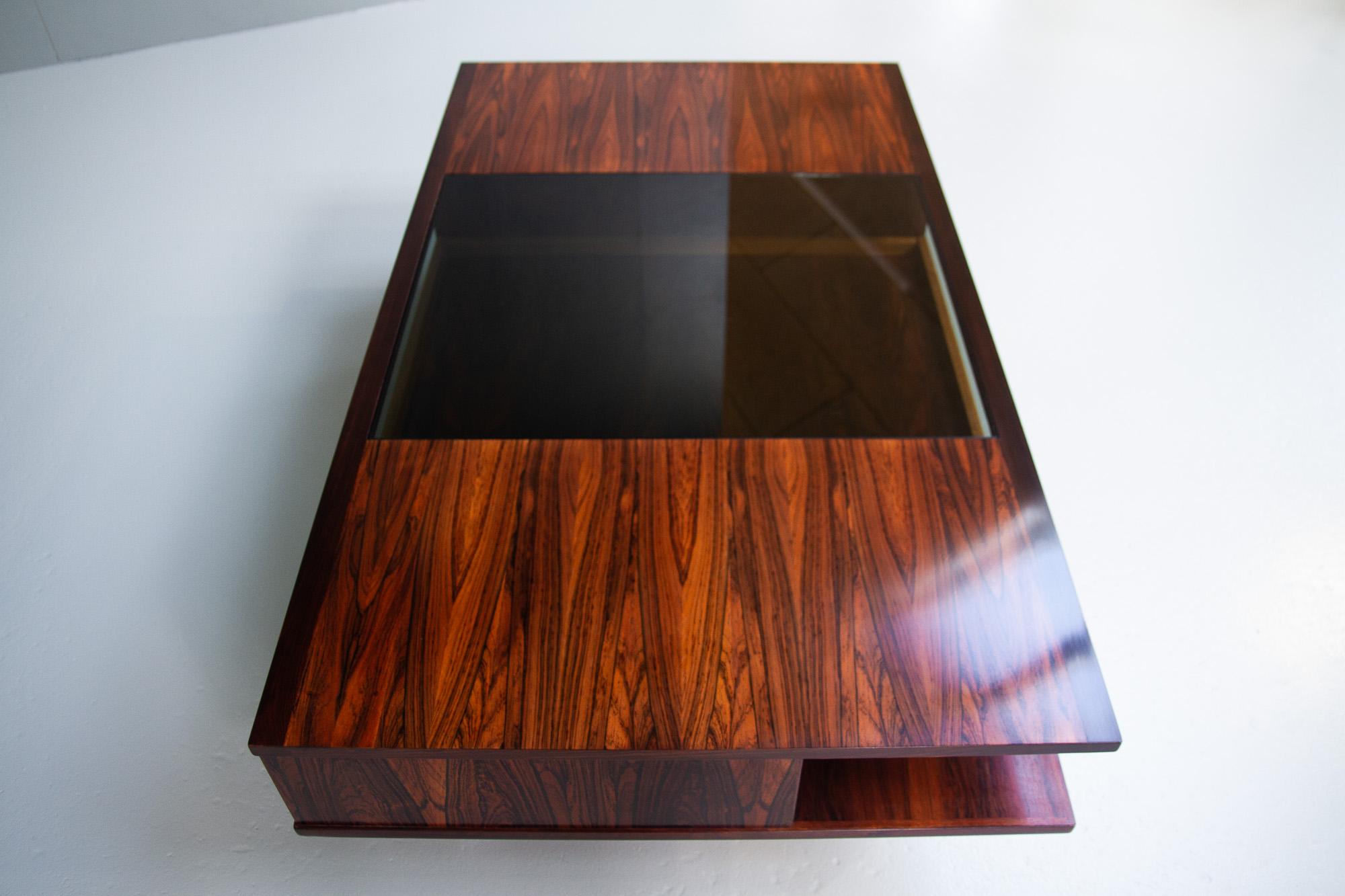 Vintage Danish Rosewood Coffee Table, 1960s For Sale 8