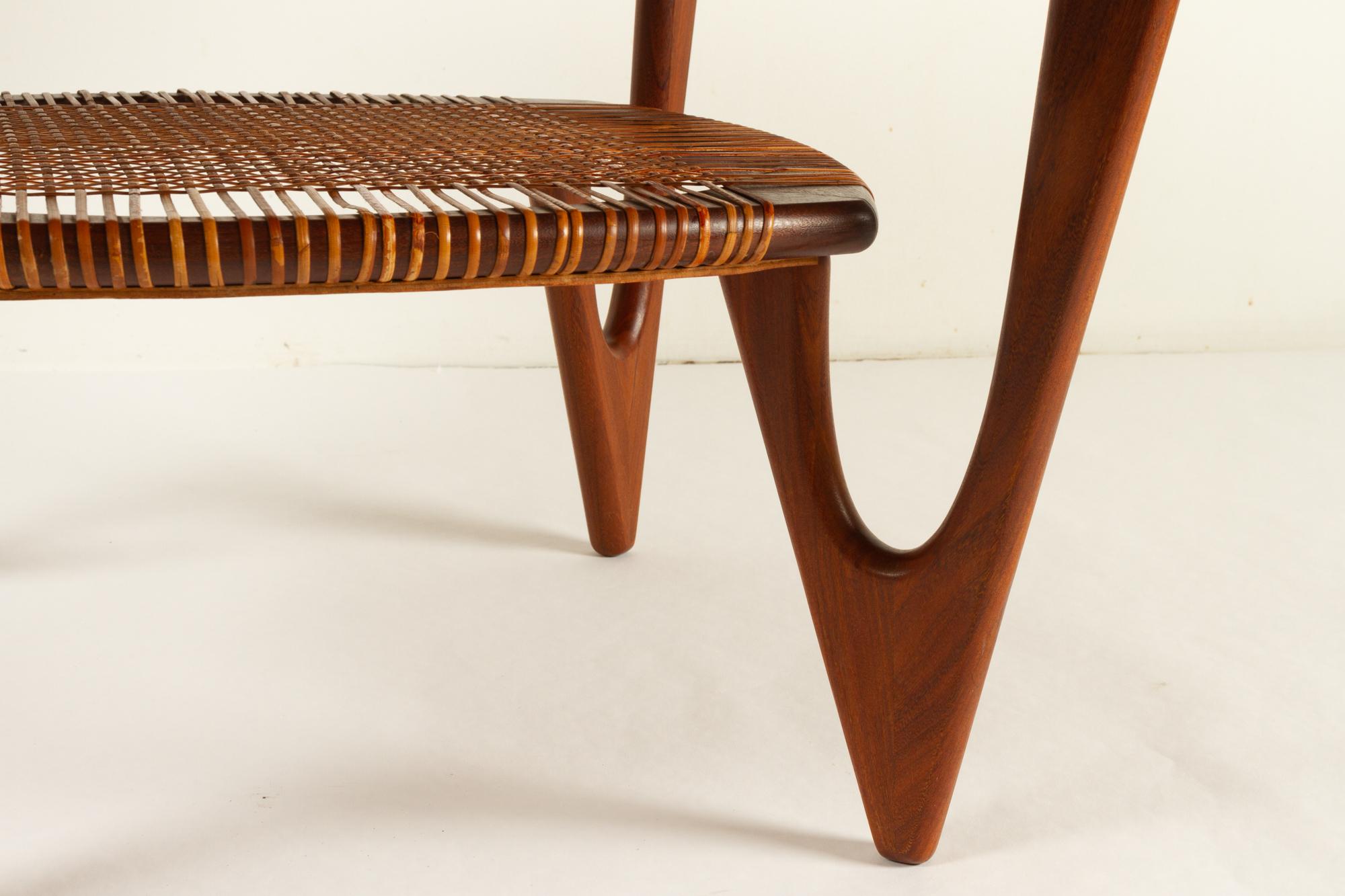 Dänischer Vintage-Couchtisch aus Rosenholz von Kurt Stervig für Jason Mbler, 1950er Jahre im Angebot 8