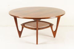 Vintage Danish Rosewood Coffee Table by Kurt Østervig for Jason Møbler, 1950s
