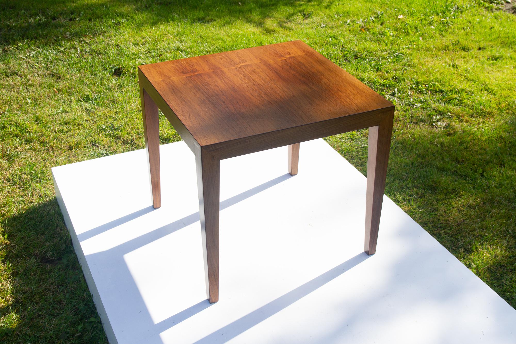 Vintage Danish Rosewood Coffee Table by Severin Hansen, 1960s For Sale 9