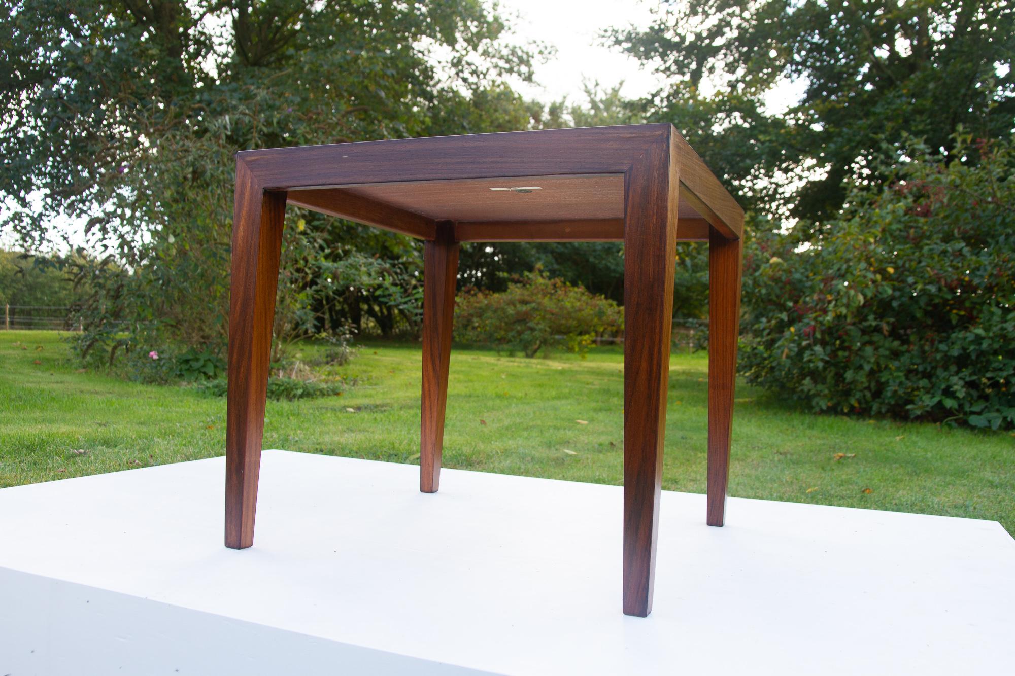 Vintage Danish Rosewood Coffee Table by Severin Hansen, 1960s For Sale 2