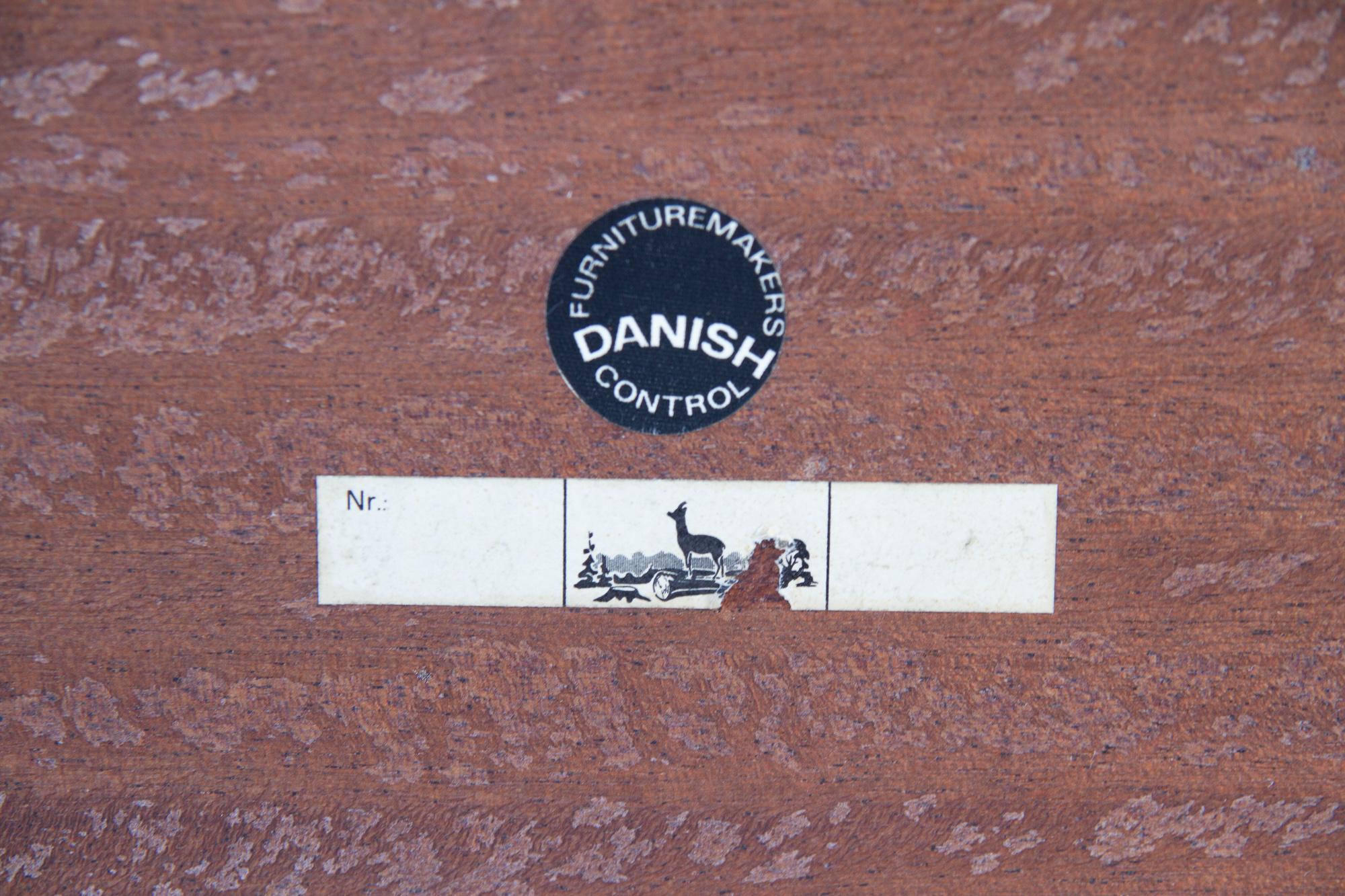 Dänischer Vintage-Couchtisch aus Rosenholz von Severin Hansen, 1960er Jahre im Angebot 4