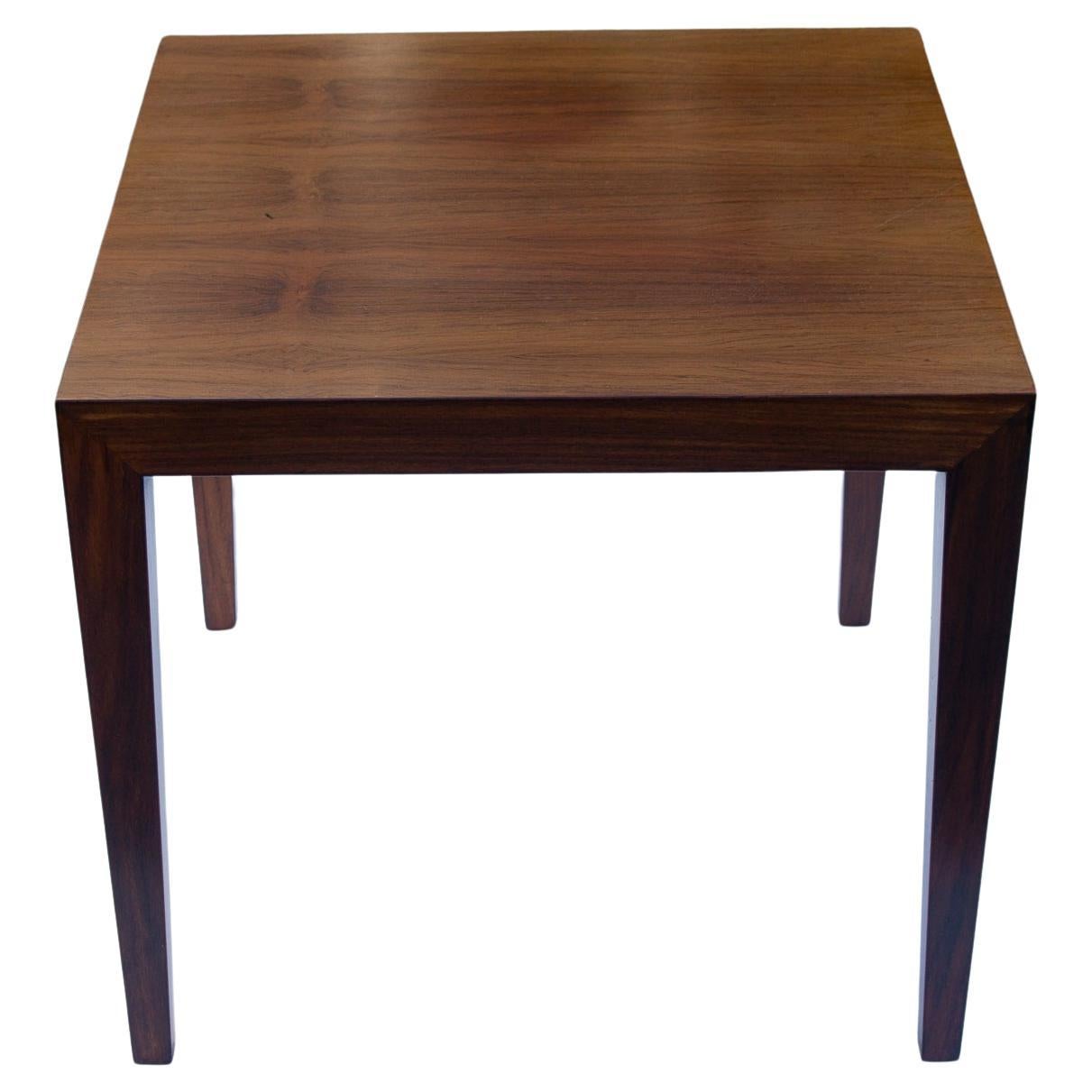 Vintage Danish Rosewood Coffee Table by Severin Hansen, 1960s For Sale