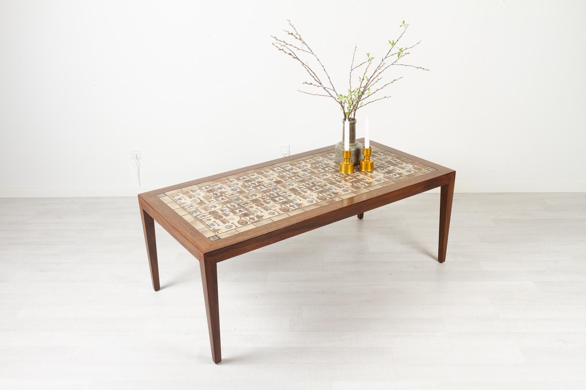 Vintage Danish Rosewood Coffee Table by Severin Hansen for Haslev, 1960s 8