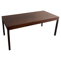 Table basse danoise vintage en palissandre, style « Mid-Century Modern » scandinave, années 1960