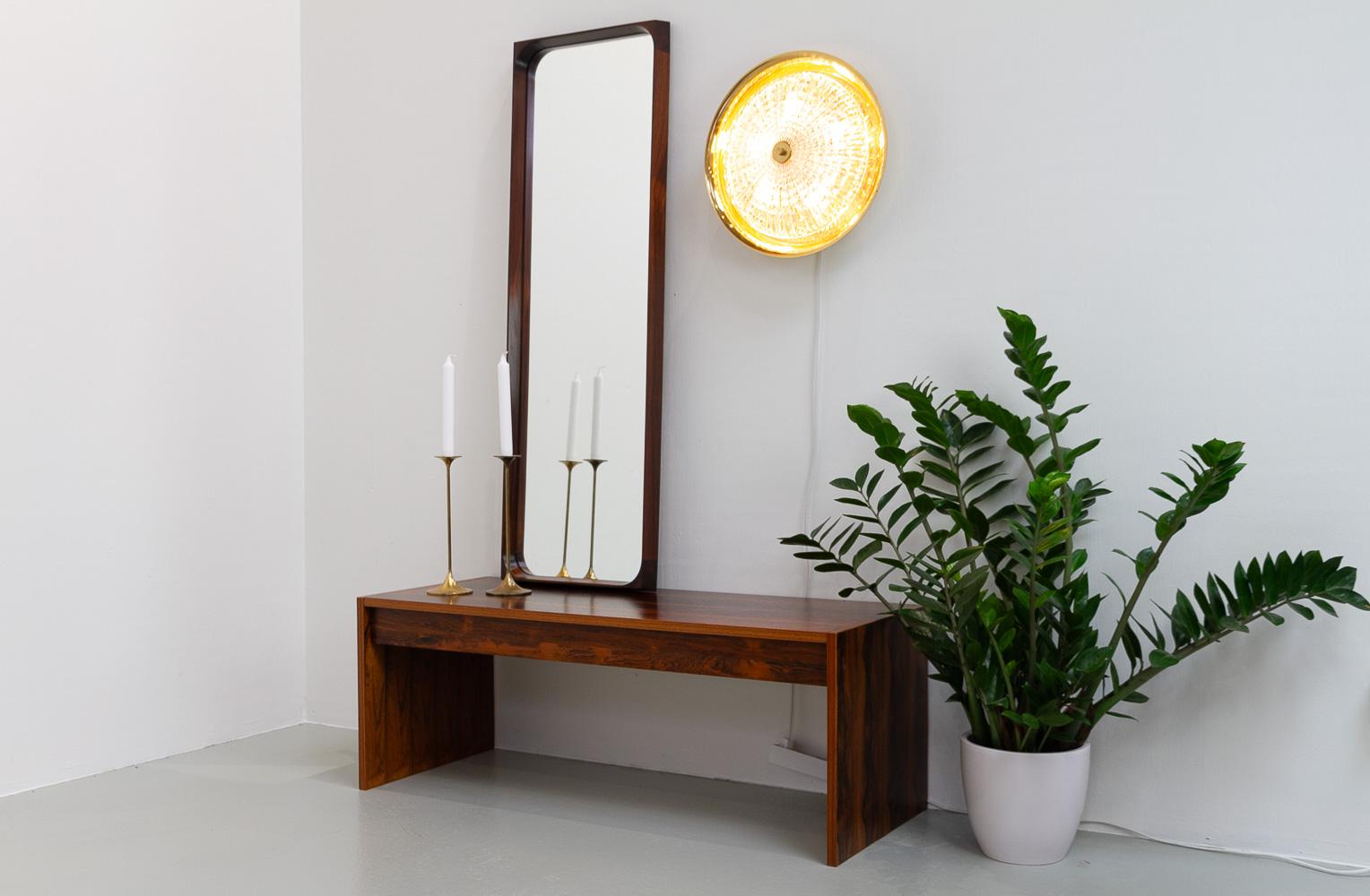 Vintage Danish Rosewood Console Table, 1960s. For Sale 10