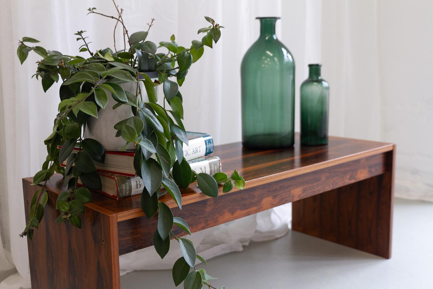 Vintage Danish Rosewood Console Table, 1960s. For Sale 11