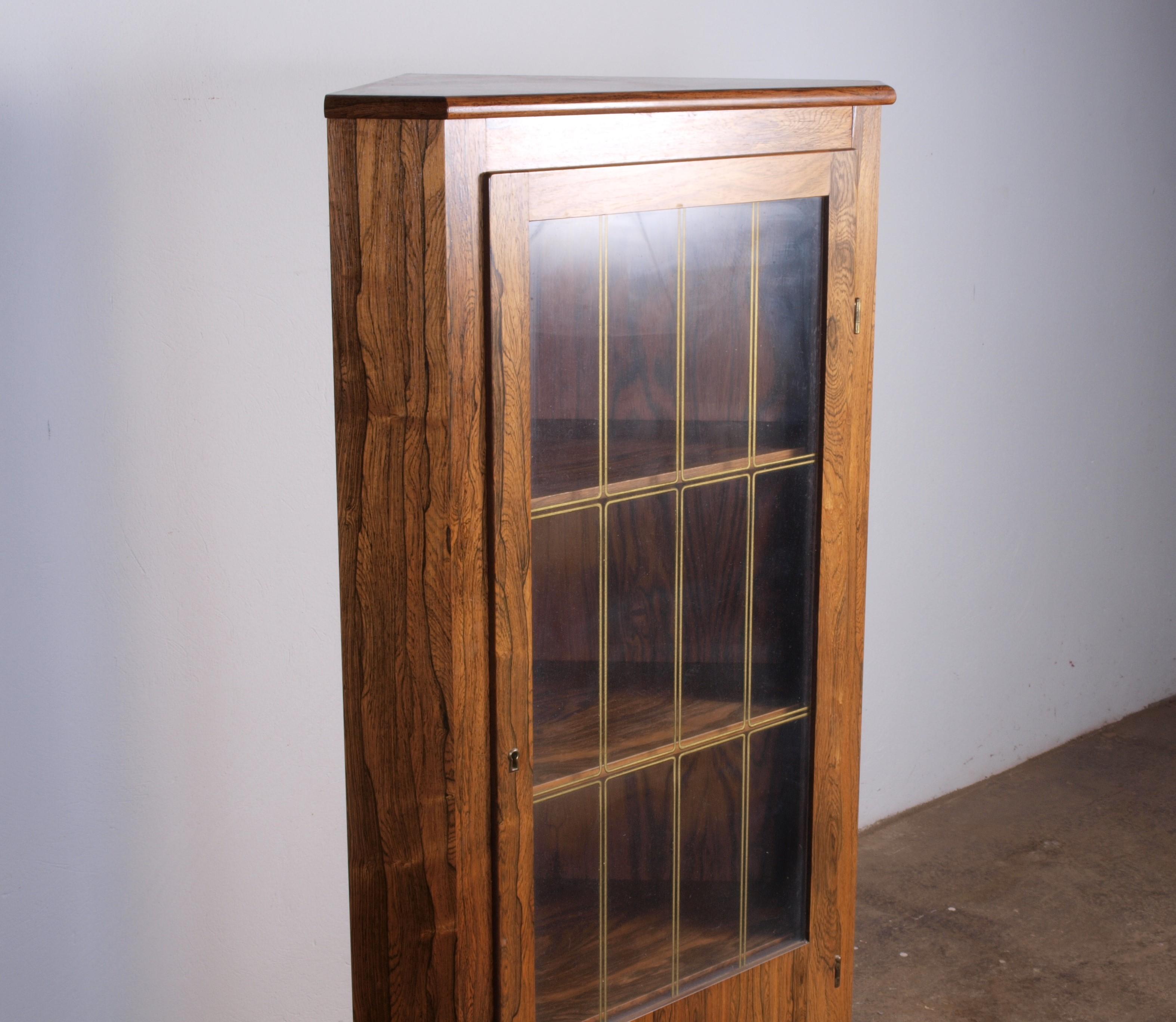 Vintage Danish Rosewood Corner Cabinet, 1960 For Sale 2