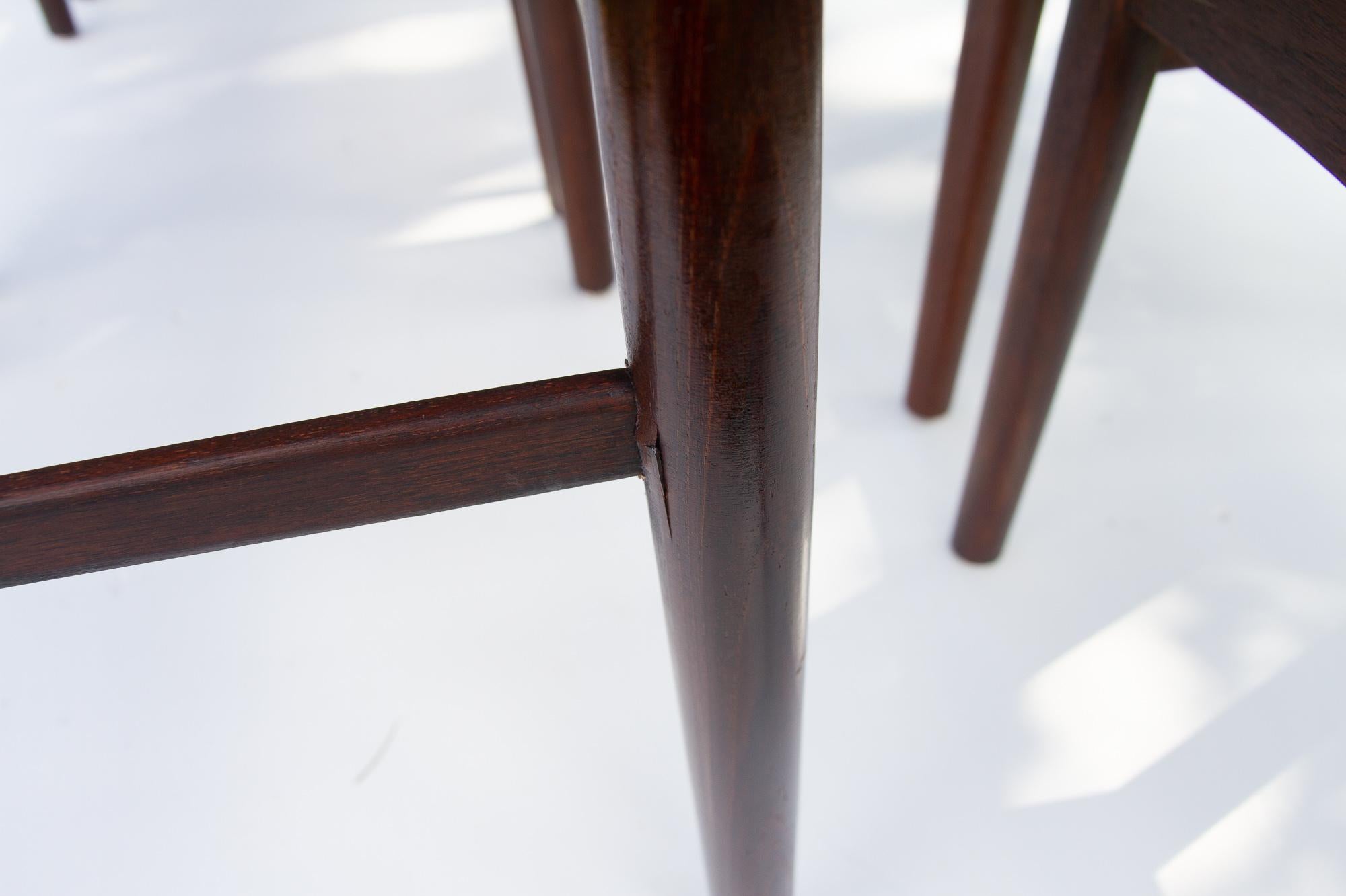 Vintage Danish Rosewood Dining Chairs, 1960s, Set of 8 8