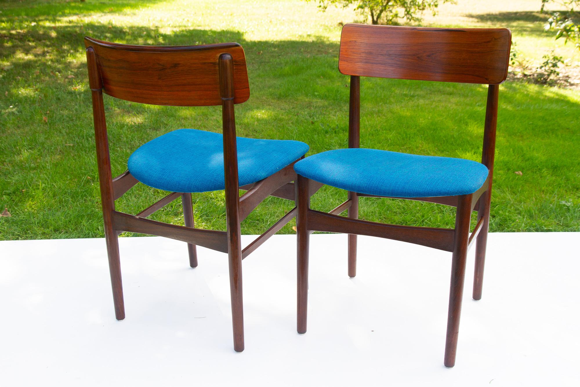 Vintage Danish Rosewood Dining Chairs, 1960s, Set of 8 10