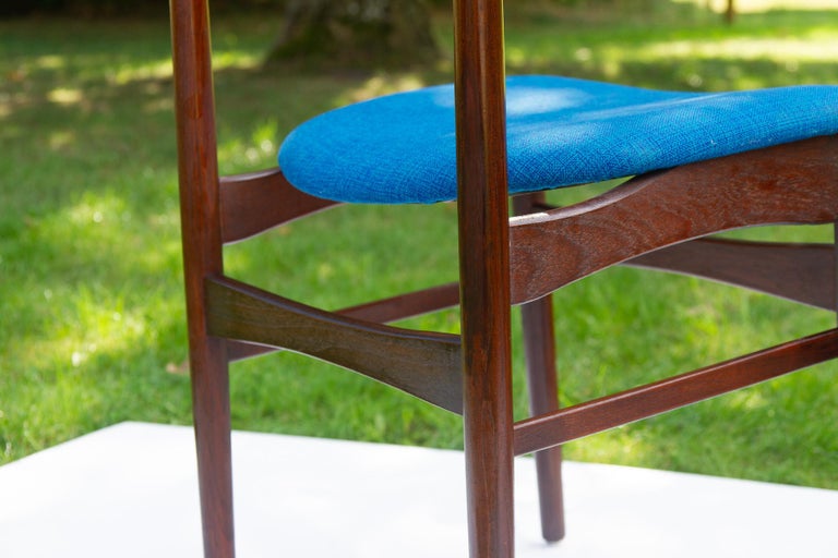 Vintage Danish Rosewood Dining Chairs, 1960s, Set of 8 For Sale 12