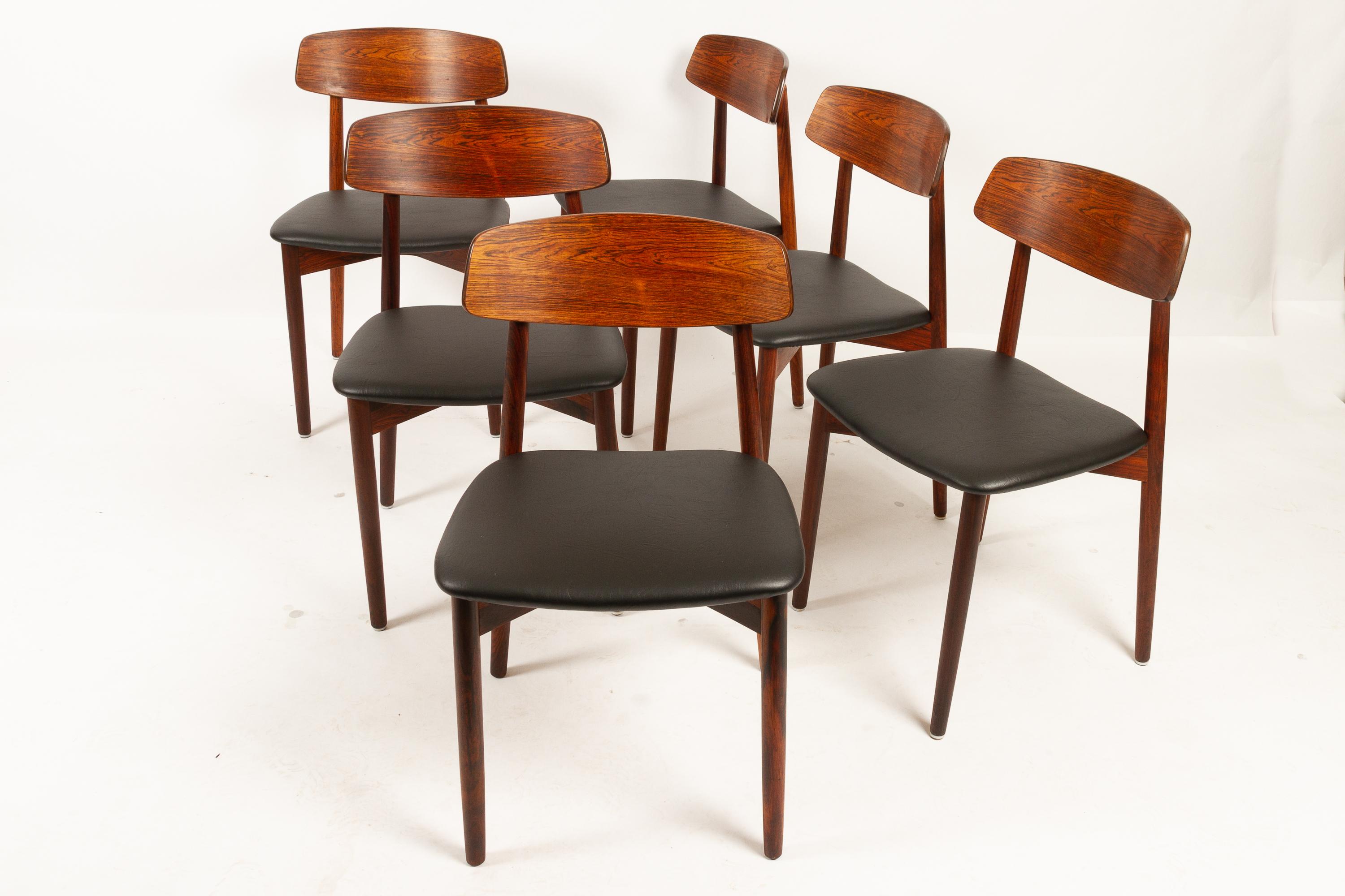 vintage danish dining chairs