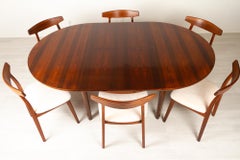 Vintage Danish Rosewood Dining Room Set, 1960s